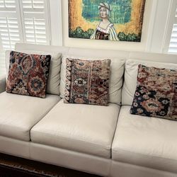 Gorgeous Supple Leather Sofa