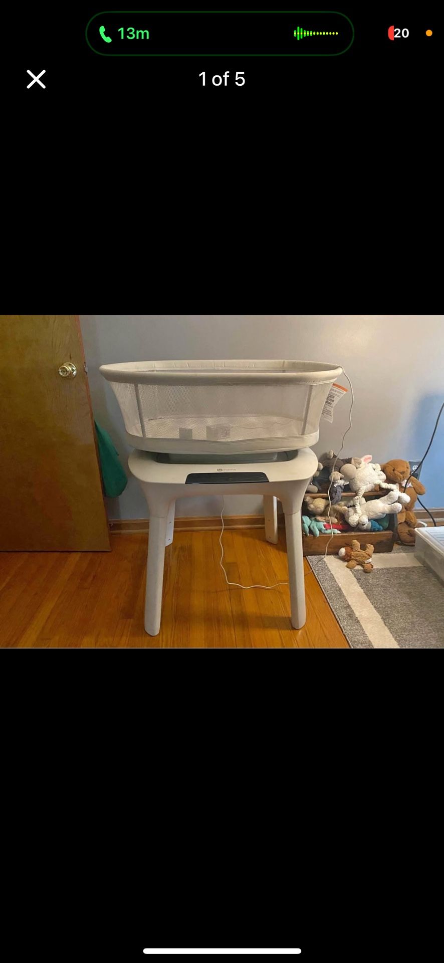 4moms MamaRoo Sleep Bassinet