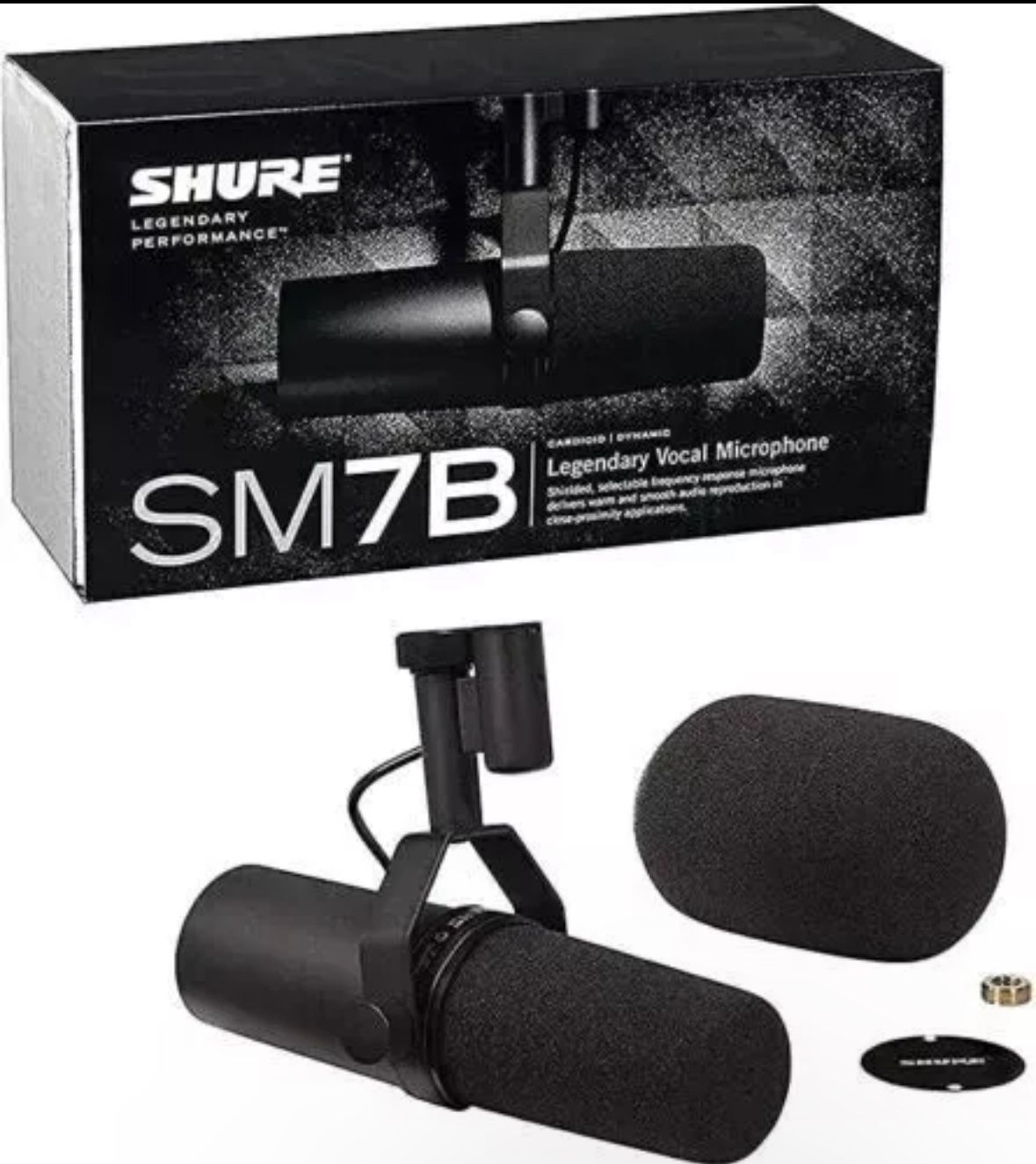New Shure SM7B Dynamic vocal/Broadcast Microphone