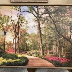 Artwork: The Azalea Garden 42x32 Canvas
