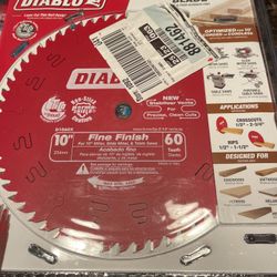 6 Diablo  Blades  10” 60 Dientes 