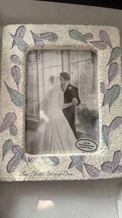Wedding Picture Frame and Christian Cross