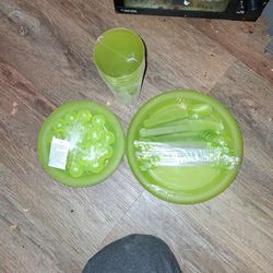 Plastic Utensils With Bucket
