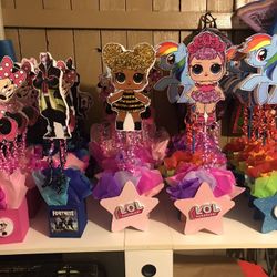 Birthday Party Center Pieces $10 EACH