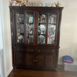 Wood China Cabinet 