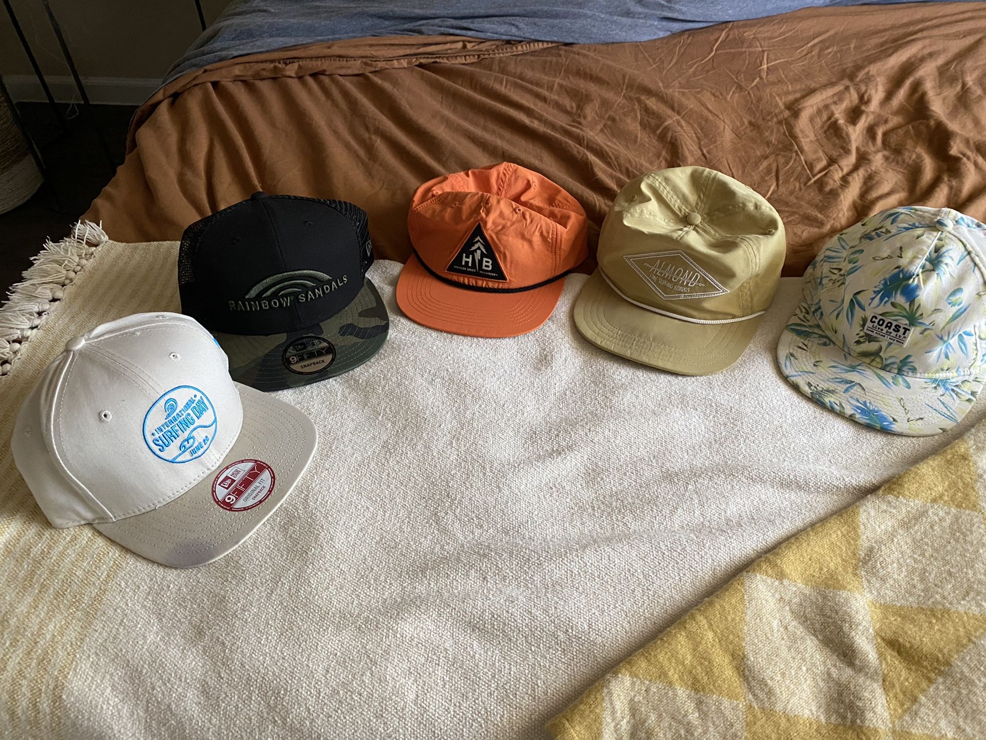 Surf Hats - Howler, Almond, Rainbow, New Era