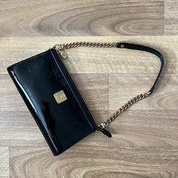 MCM Patent Leather Shoulder Bag