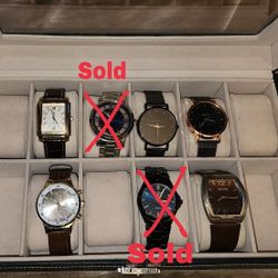 12 Slot Watch Case / Caja de Reloj