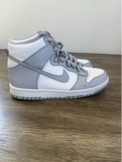 Nike Dunk High Mini Swoosh “ White Grey Yellow”