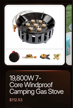 Camping stove new