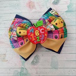 Back To School Hair Bow
