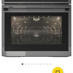 HHJALTEBY black stainless steel oven