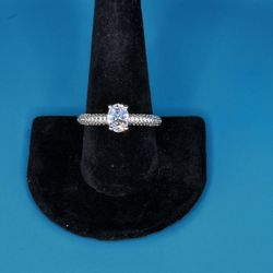 S925 Silver Engagement Ring