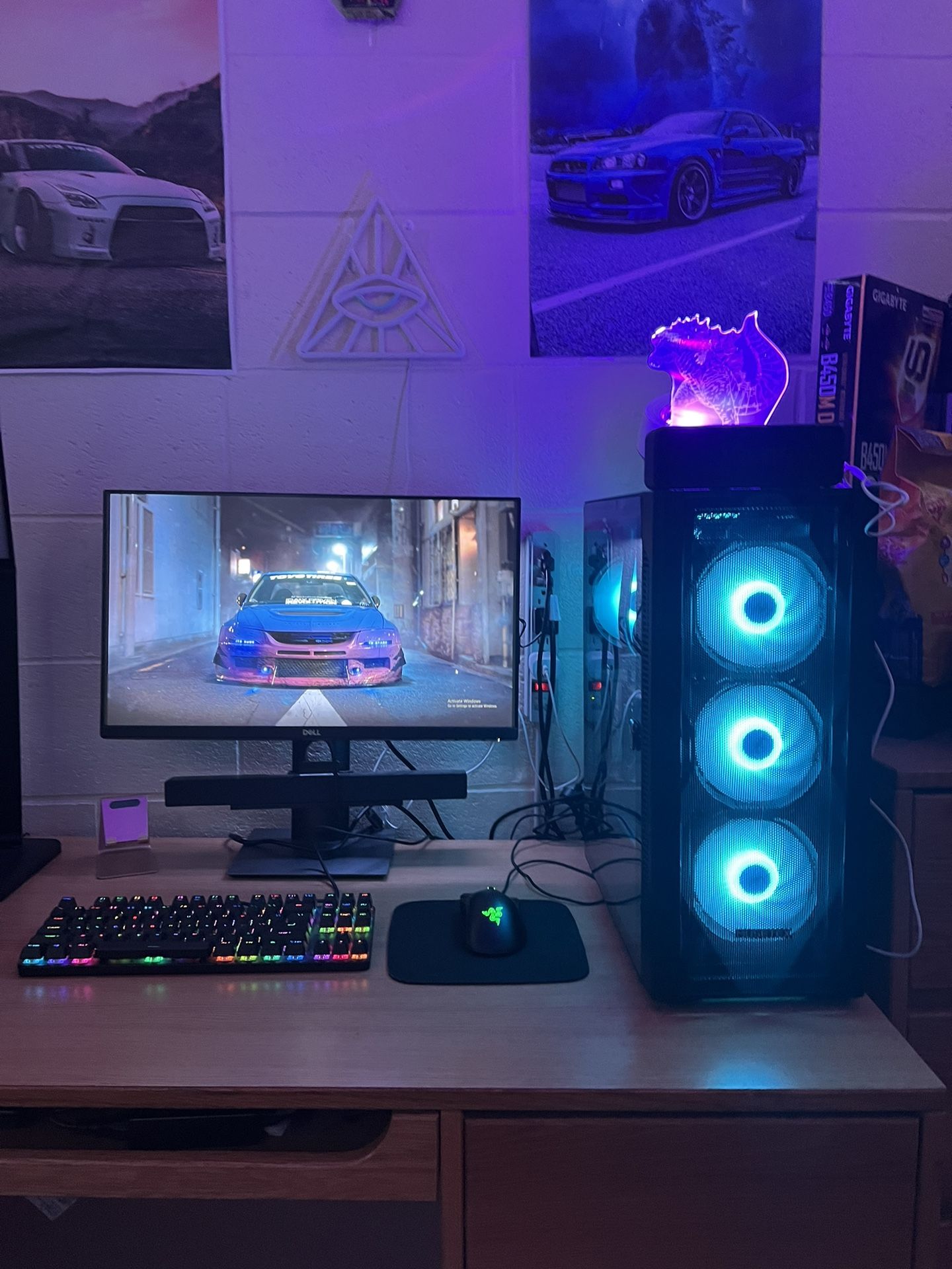 Custom Gaming PC Desktop ARGB Computer Ryzen 5 2600 32GB RAM 4TB HDD 512GB SSD NVIDIA GTX 1650 Super