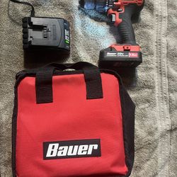 Bauer Drill, 1/2” Charger & Carry Bag