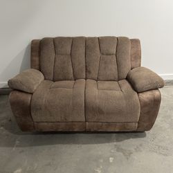 Brown Loveseat