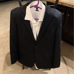 Dark Grey Suit Coat Bonobos White Tailored Shirt