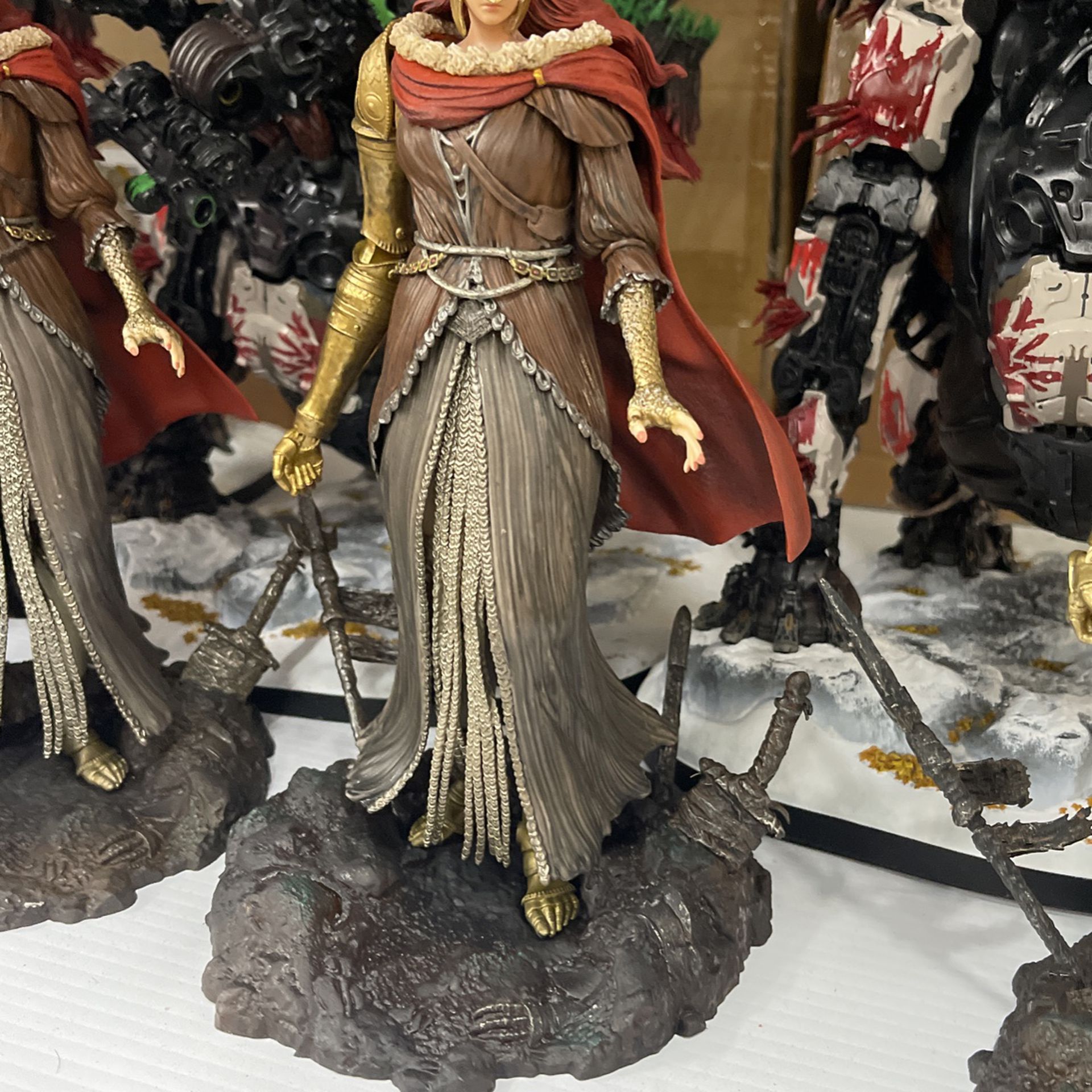 Opened MALENIA Statue Figure only ELDEN RING Collector's Edition