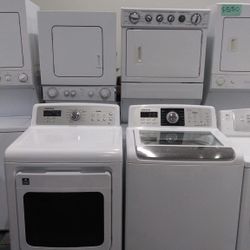 Yes it works Sam sung Wa sher Ele ctric Dry er Set Ask for INSTALL