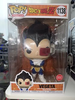 Funko Pop! Jumbo Vegeta Dragon Ball Z #1138 Vinyl Figure GameStop Exclusive