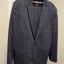 Extra Slim Plaid Flannel Suit Jacket + Pants
