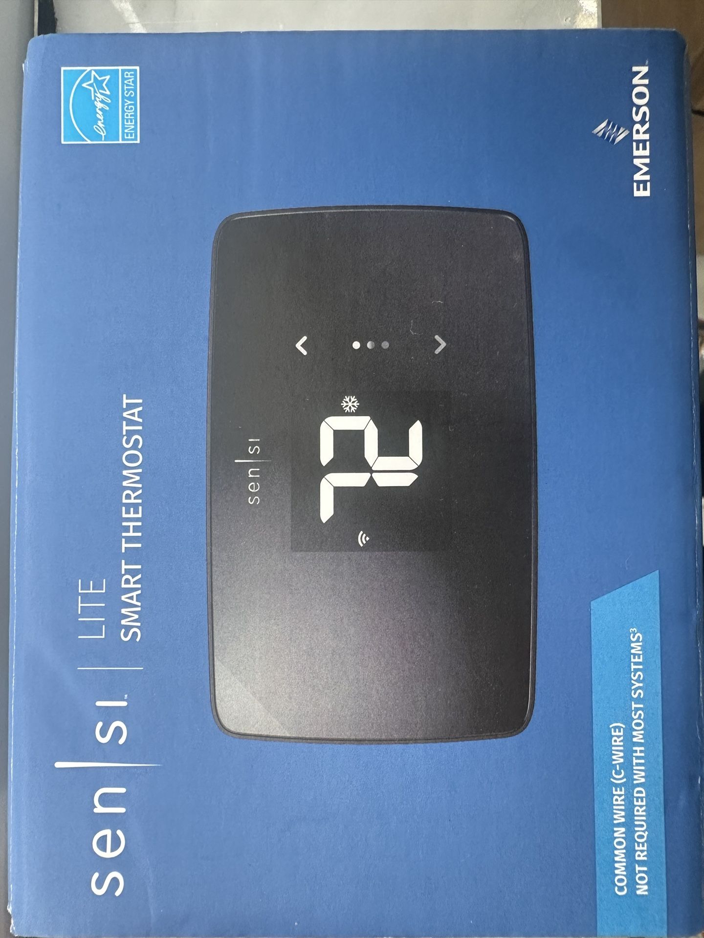 Smart Black thermostat