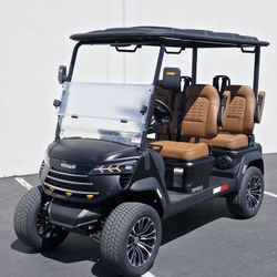 ♟️MATTE BLACK! 2926 Voyager Commander 4-Forward 72-Volt Lithium Street Legal LSV Golf Cart