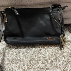 Dooney & Bourke Black Cross Body Pouchette