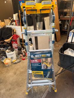 Werner 18ft Multi-Max Pro 6-in-1 Ladder
