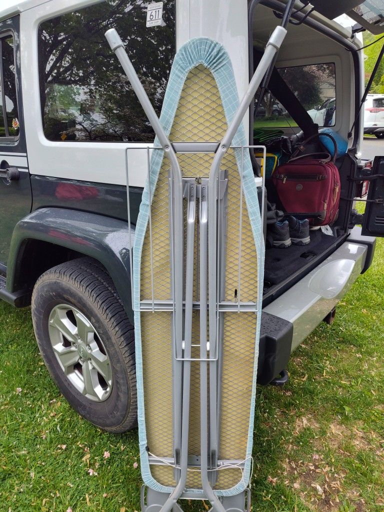 Metal Ironing Board, Removable Cover