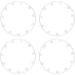White Rim Protector for Tesla Model Y 21 Inches ABS Rim Hubcap Cover Rim Guard Wheel Covers Car Protection Tire Trim Rings,4 pcs，wthite 