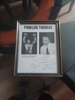 Autographed Pinklon Thomas