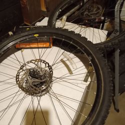 Mountain Bike 26 Inch Wheels, Studded Winter Tires And Tubes
