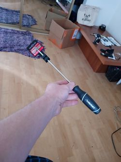 3/16 In X 8in Magnetic Cabinet Top Slotted Screwdriver 