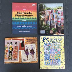 Lot of 4 Quilting Books