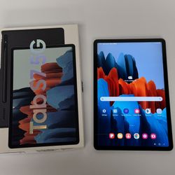 Samsung Galaxy Tab S7 5G T878U 11” 128GB 6GB Wi-Fi + Cellular Unlocked Verizon T-Mobile EDL W/ Case