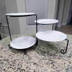 Four-Tiered Serving Plates