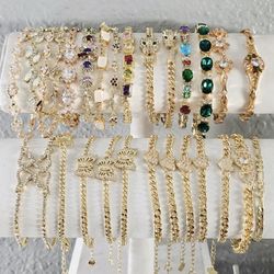 Gold Plated Bracelets