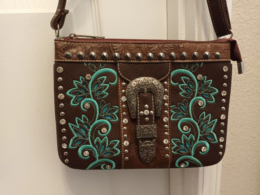 Charming Western Style Handbag Carry Purse Shoulder Bag