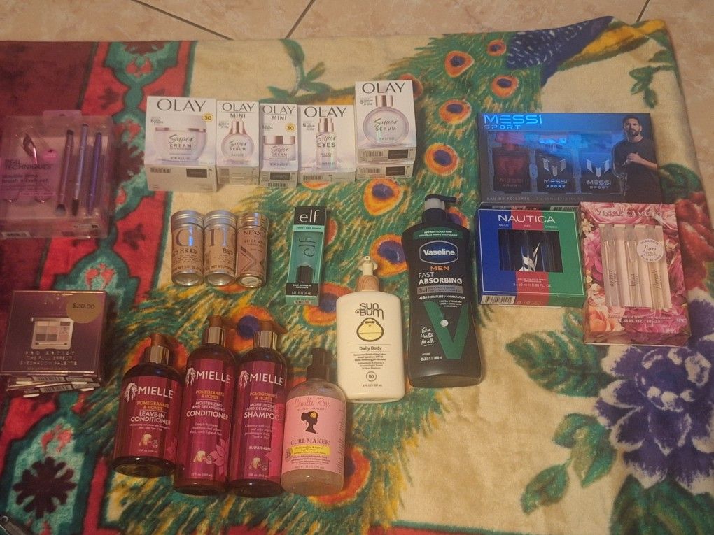 HAIR PRODUCTS,PURFUME, OIL OF OLAY