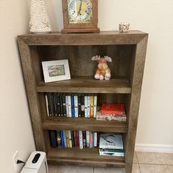 Wooden bookshelf