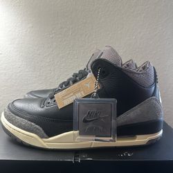 JORDAN 3 RETRO OG ‘A MA MANIERE SIZE 10 W 8.5 M