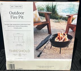 New Threshold Fire Pit 18 3/4” Diameter Sealed
