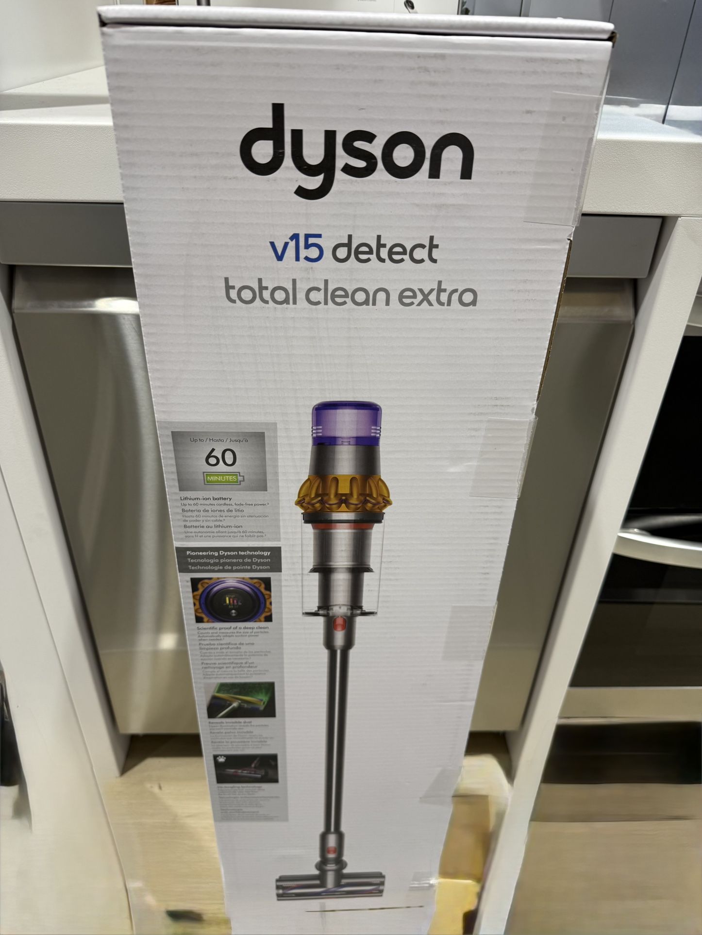 Dyson V15 Detect Total Clean Extra – Brand New, Sealed – $680