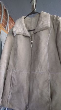 Winlet 100% leather large jacket