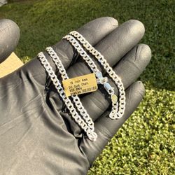 18 years inch, 4mm diamond-cut (DC) curb chain in 925 sterling silver, made in Italy