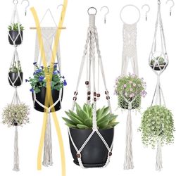 Boho Macrame Plant Holders