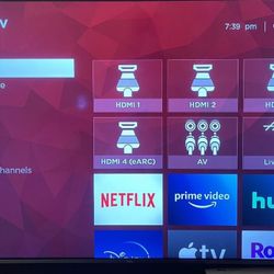 55” Smart Tv TCL Roku 4k UHDD