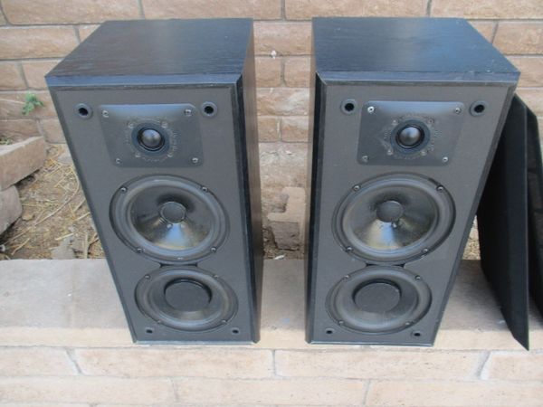 Rare Vtg Polk Audio Mathew Polk Designed Monitor Series 2 M5jr