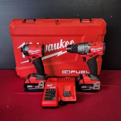 Milwaukee M18 Fuel Drill And Impact Combo Set